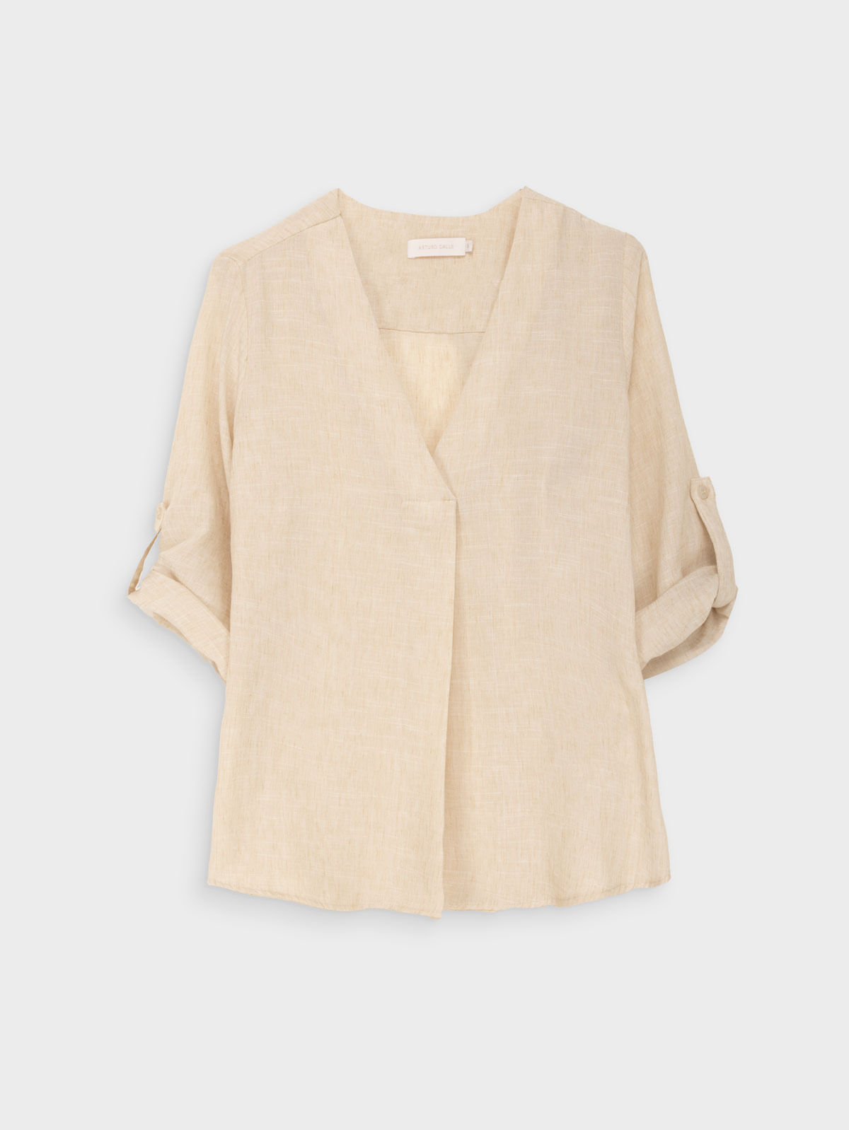 Blusa de Tafetán para Mujer 47777