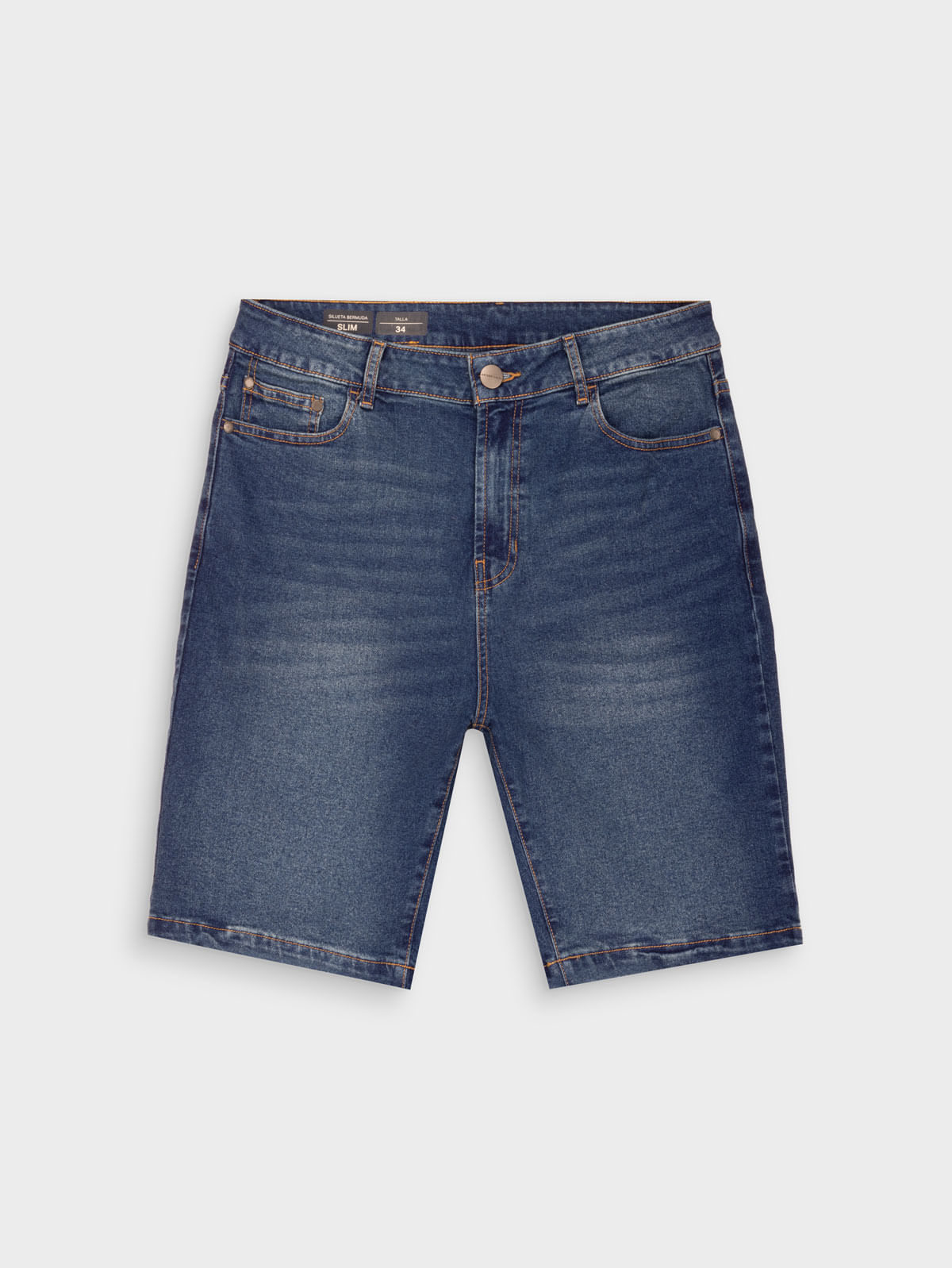 Bermuda Denim Slim Fit para Hombre 48251