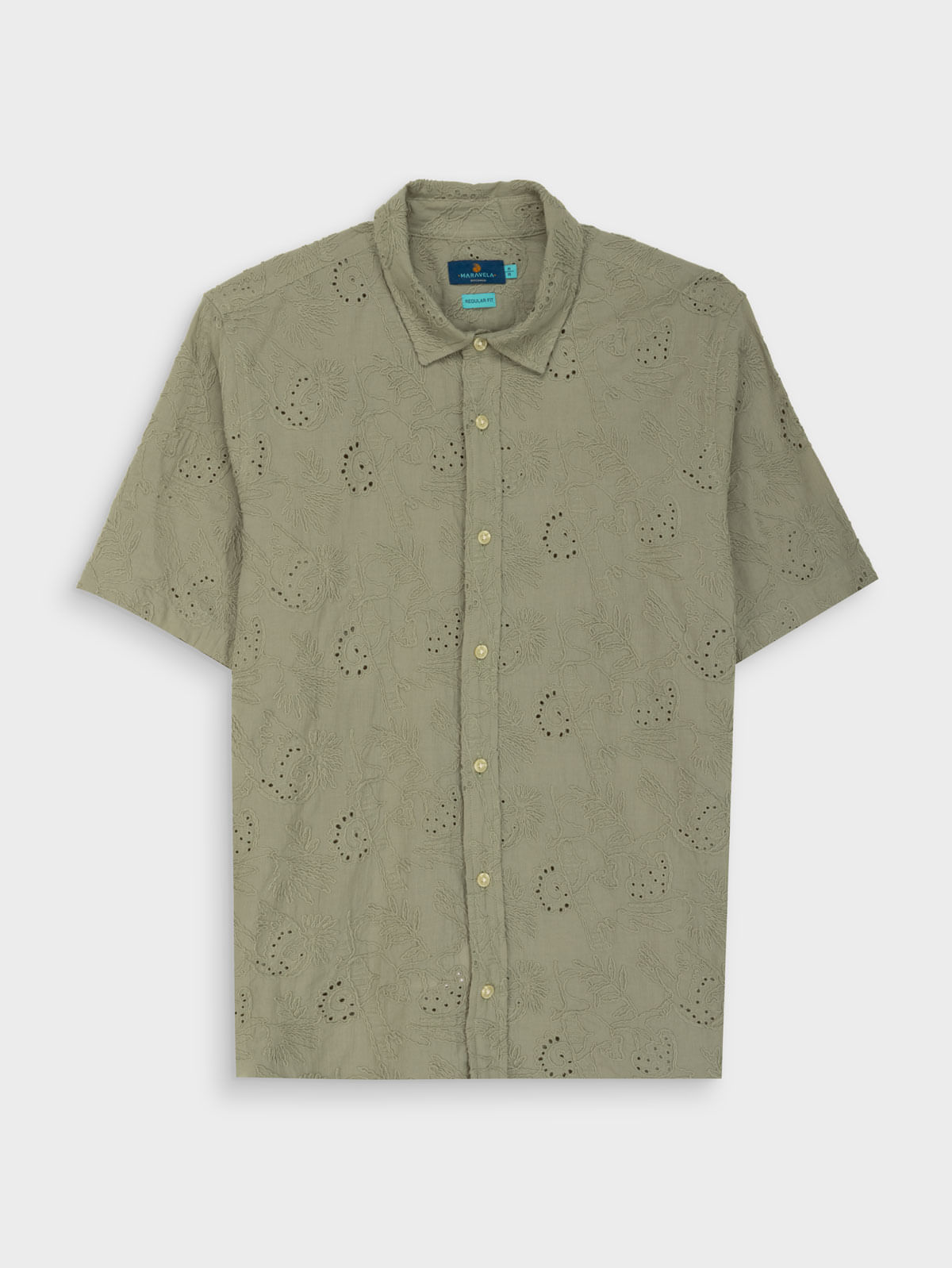 Camisa con Textura para Hombre 03782