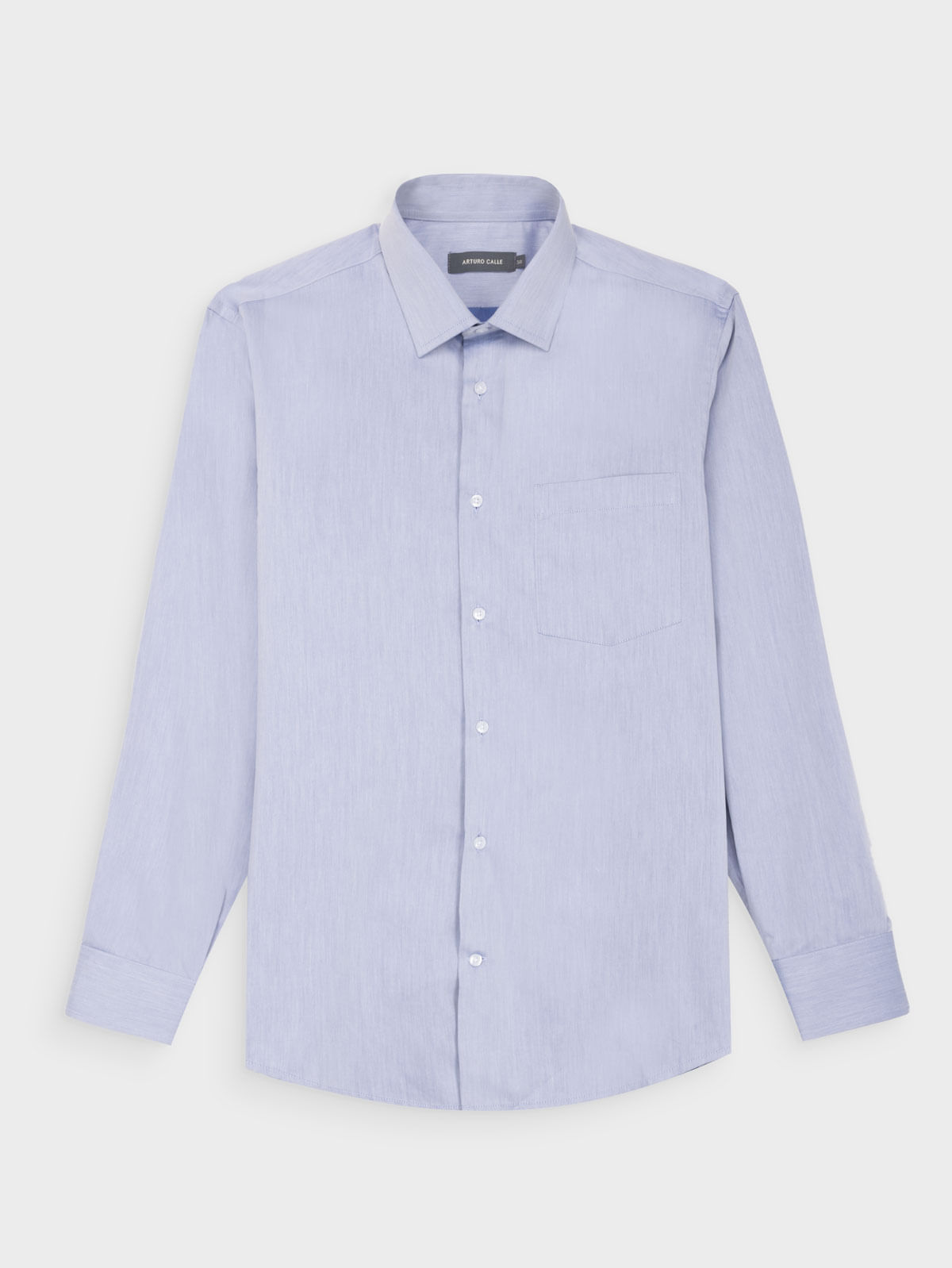 Camisa Formal Unicolor Semi Slim Fit para Hombre 48697