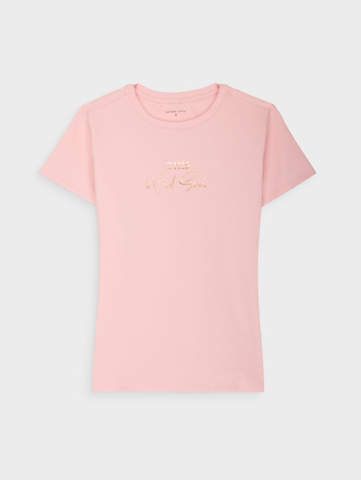 Camiseta Estampada para Mujer en Algodón
