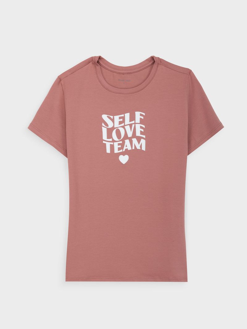 Camiseta Estampada para Mujer en Algodón
