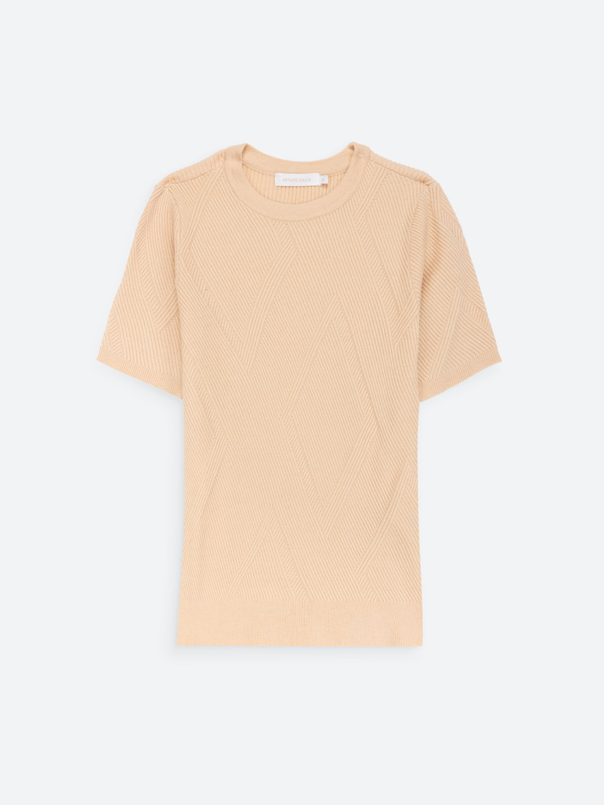 Camisa Tejida Cuello Redondo para Mujer 46927