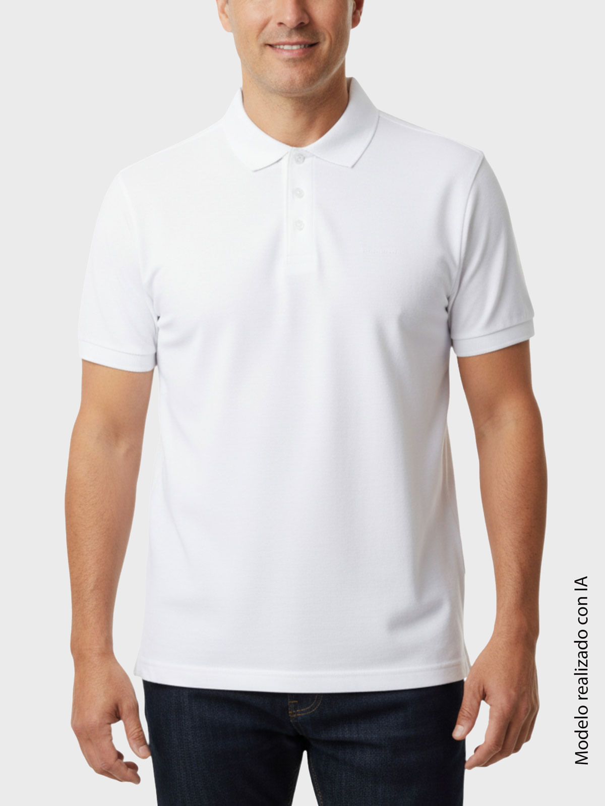 Polo Unicolor Slim Fit para Hombre 36650