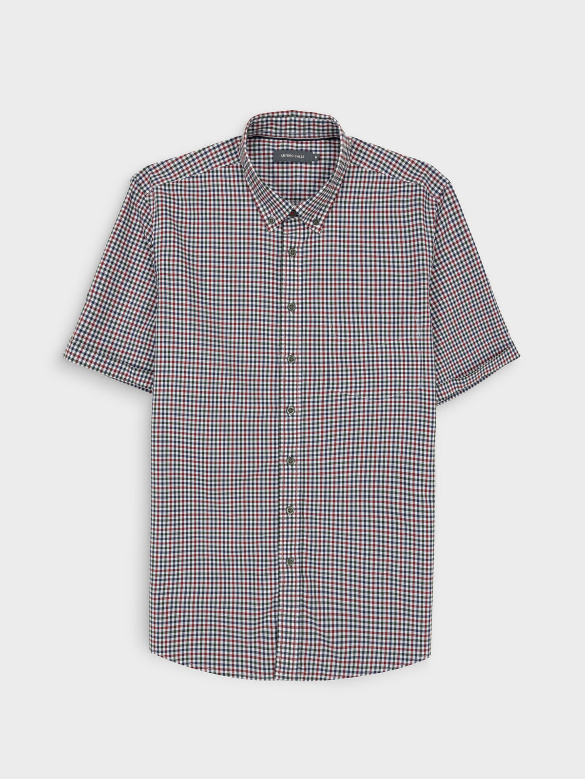 Camisa Casual a Cuadros para Hombre 47650