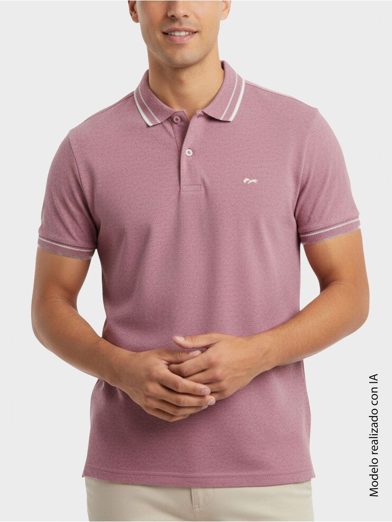 Polo Diseño Textura para Hombre 38078