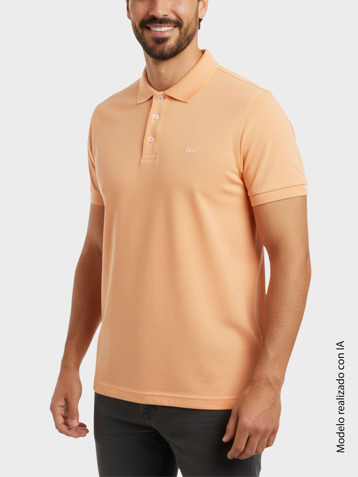Polo Unicolor Interlock para Hombre 48433