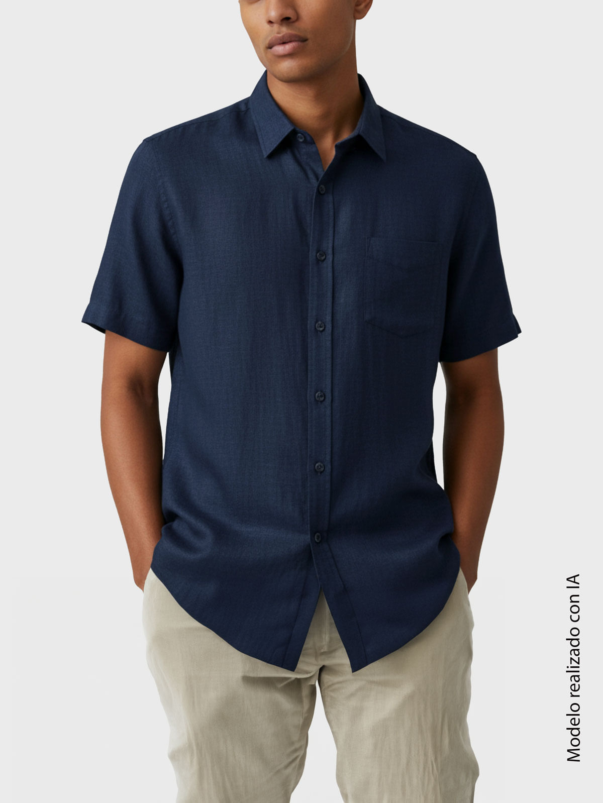 Camisa Casual en Jean para Hombre 47640