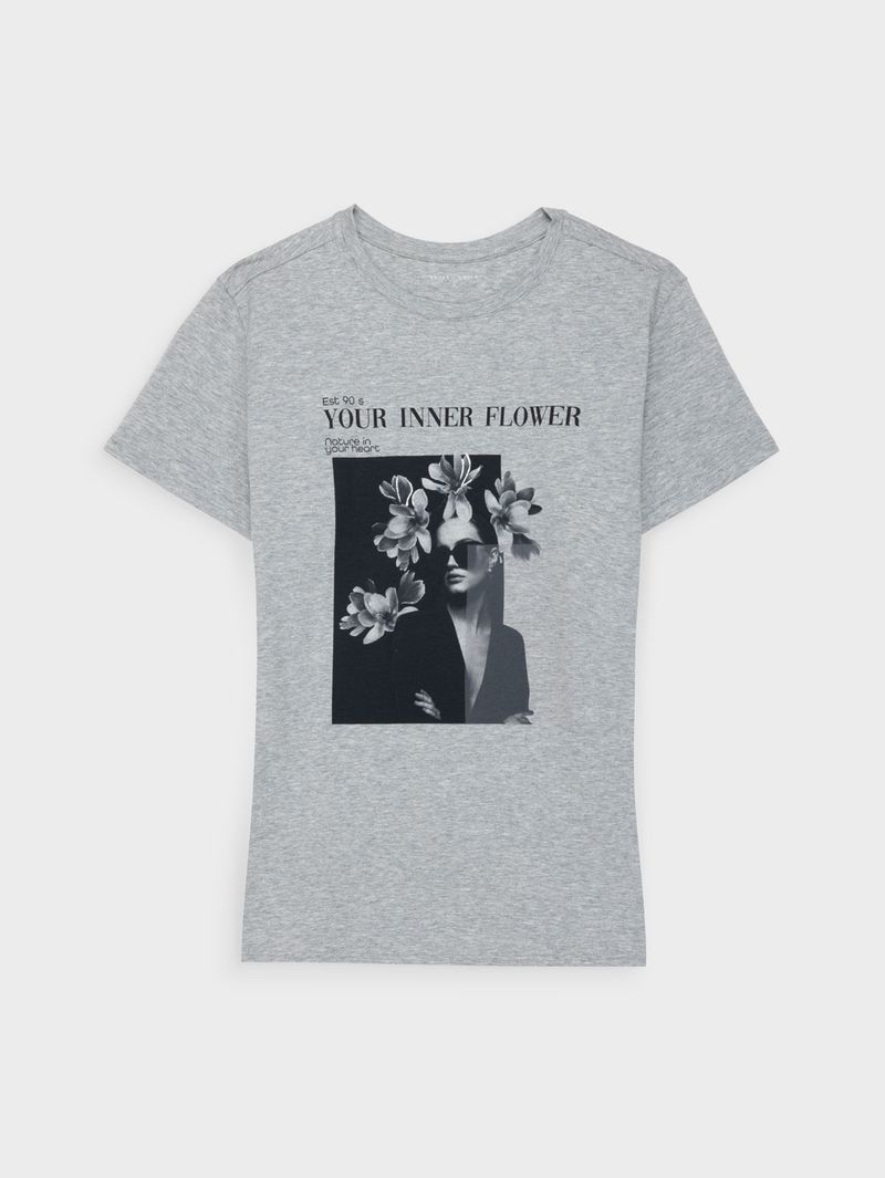 Camiseta Estampada para Mujer 49378