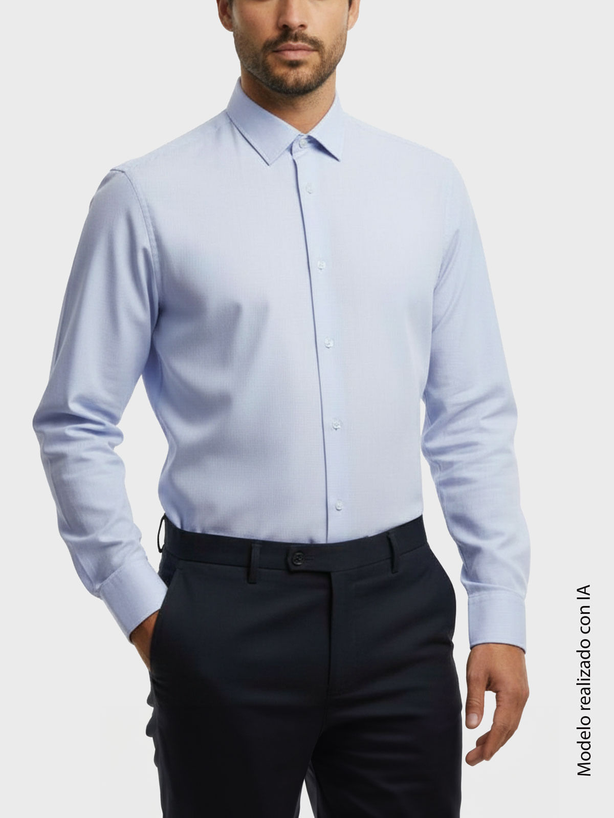 Camisa Formal Slim Fit para Hombre 13044