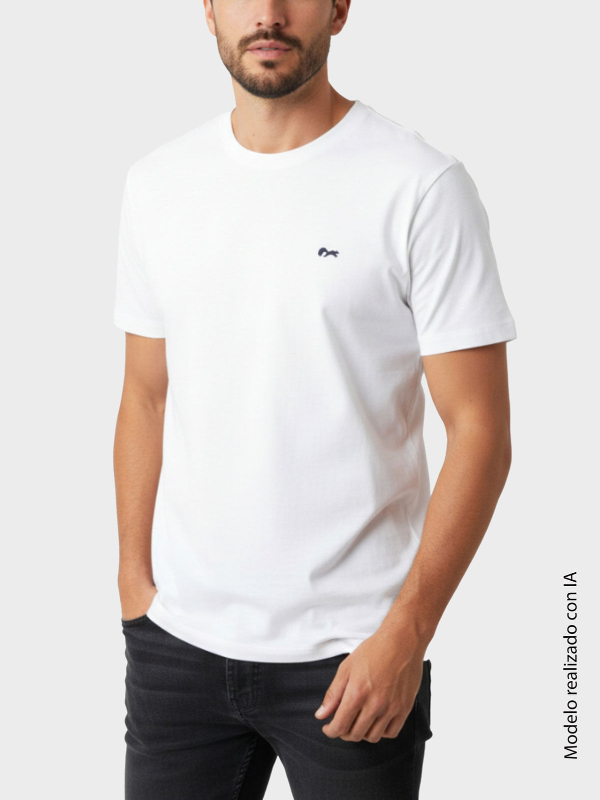Camiseta Básica Regular Fit para Hombre 25996