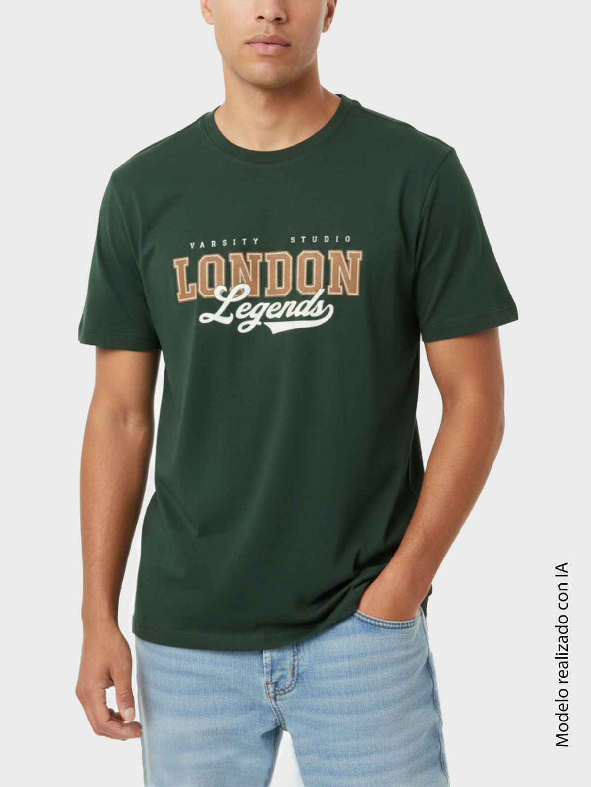Camiseta Estampada para Hombre 14613