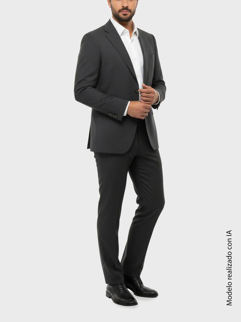 Traje de Lana Unicolor para Hombre 51567