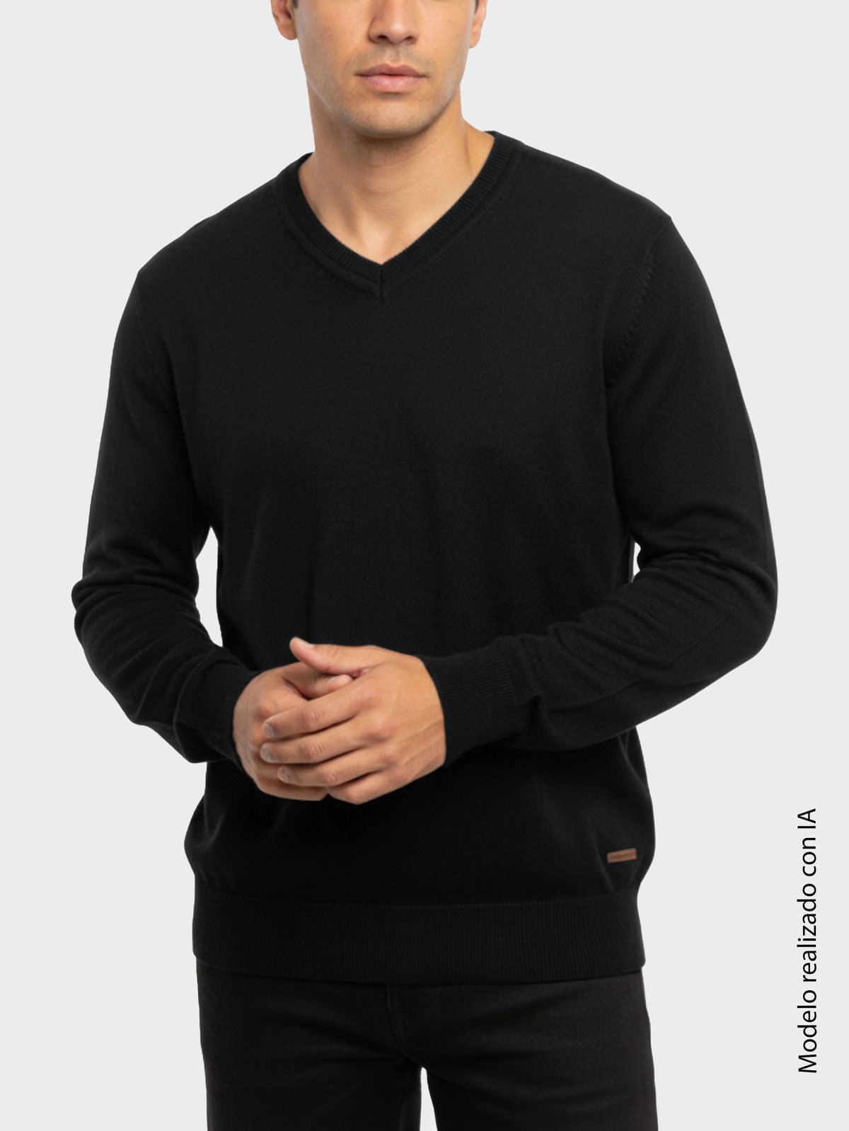 Suéter Liso Cerrado Regular Fit 94859