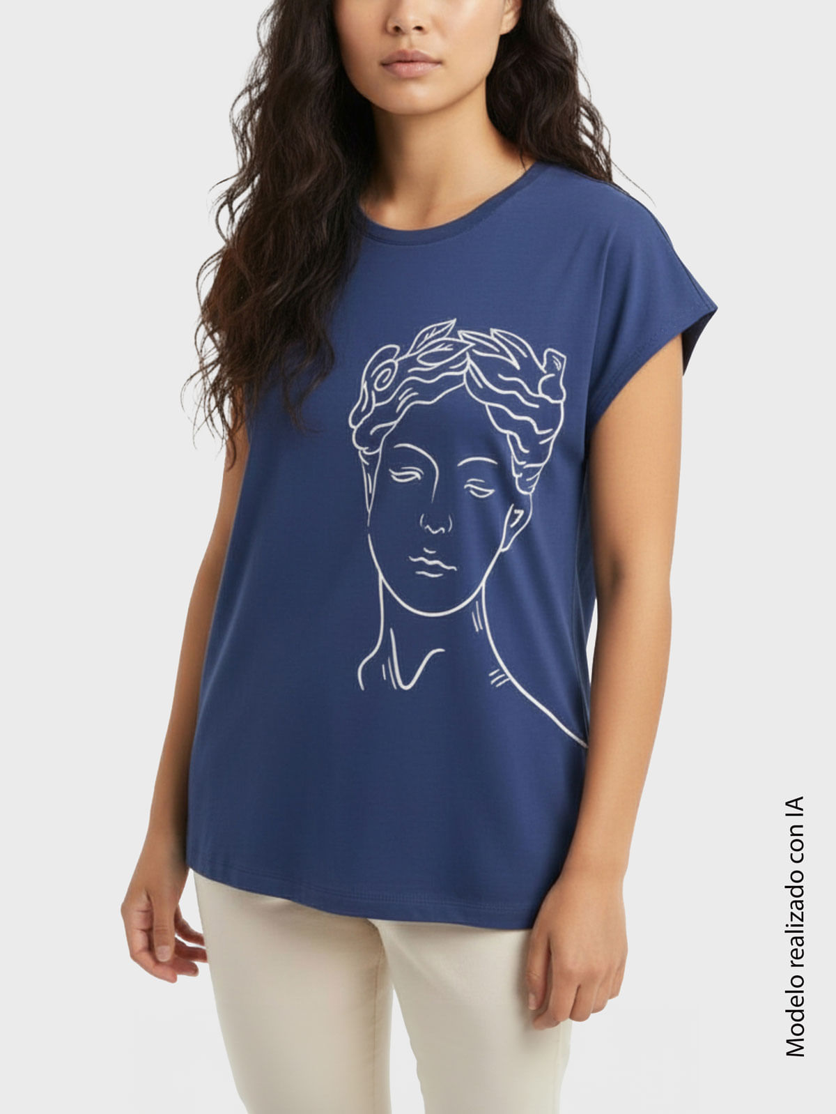 Camiseta Estampada para Mujer 49444
