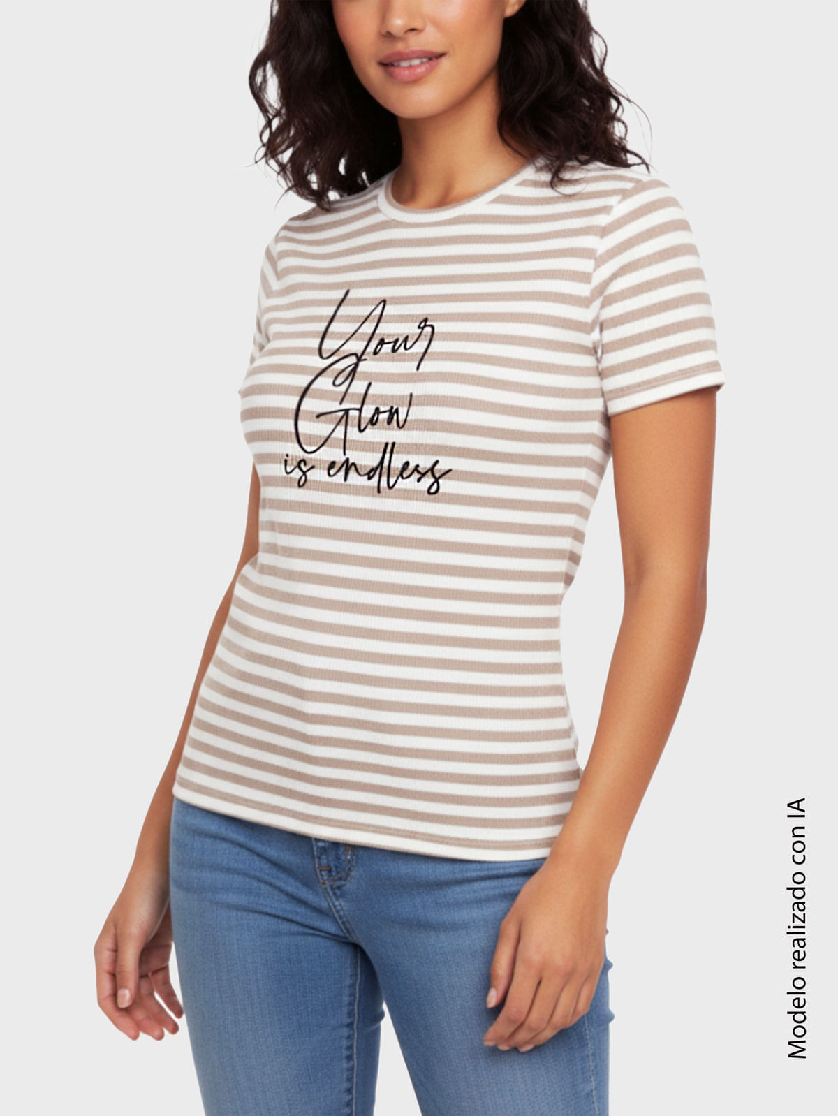 Camiseta Estampada para Mujer 49458