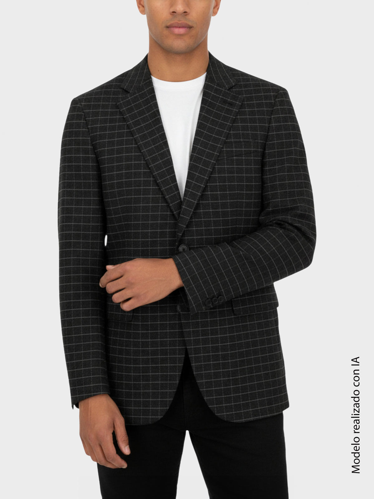 Blazer Business en Tejido de Punto con Movimiento Total para Hombre