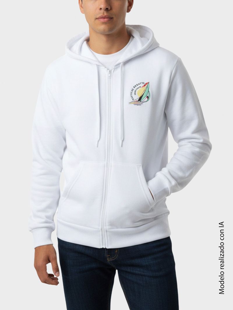 Buzo Abierto con Estampado para Hombre 13722