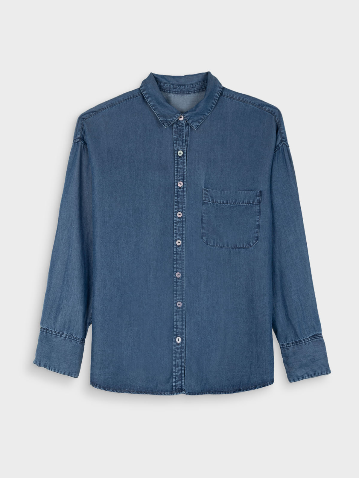 Camisa Unicolor para Mujer 44463