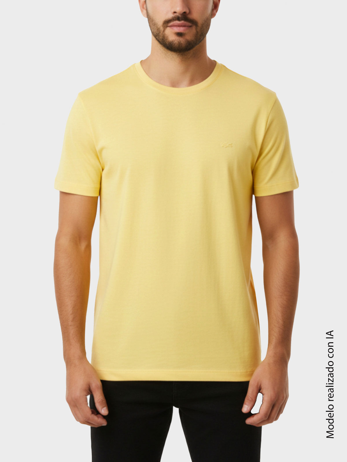 Camiseta Unicolor Premium para Hombre Cuello Redondo en Algodón Arturo Calle
