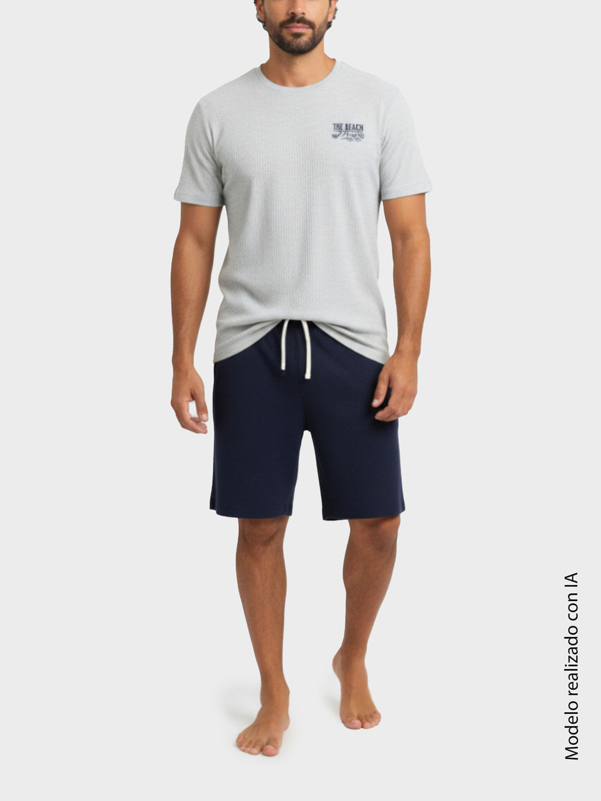 Pijama para Hombre Poliéster Estilo Jersey