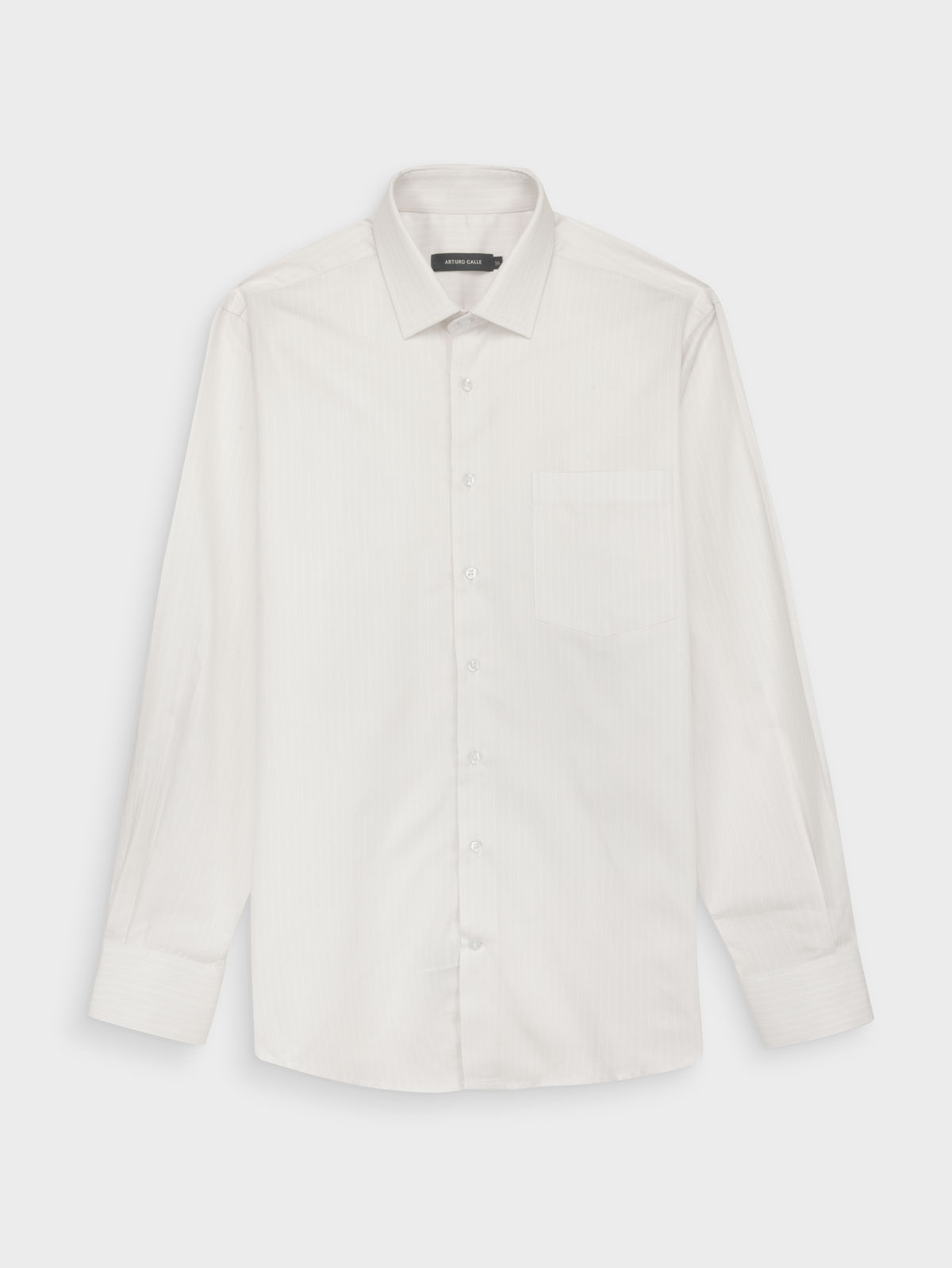 Camisa Formal para Hombre Regular Fit Corte Recto con Amplitud en Cintura