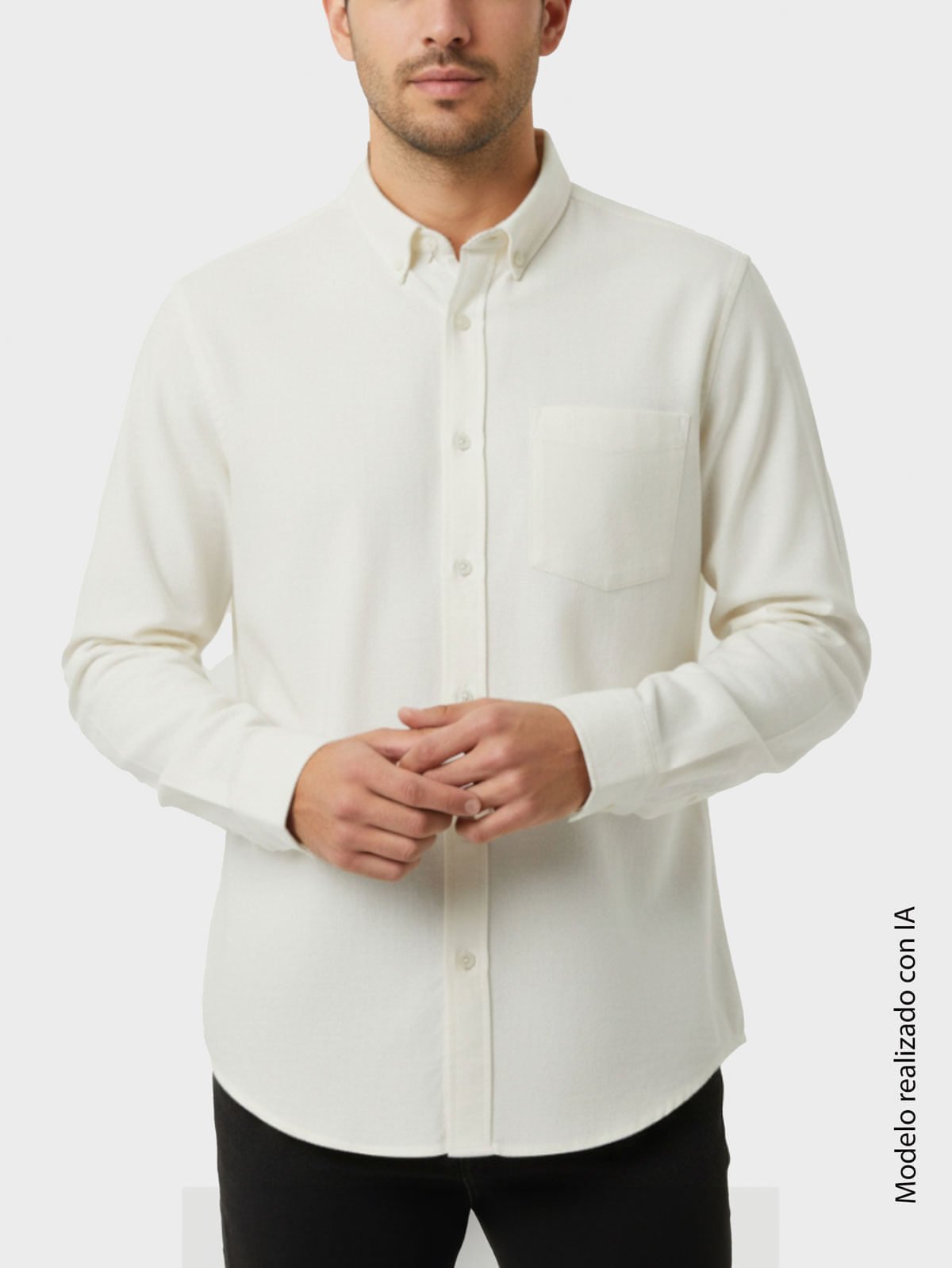 Camisa en Lino para Hombre Regular Fit Corte Recto con Amplitud en Cintura Cuello Bali en Lino