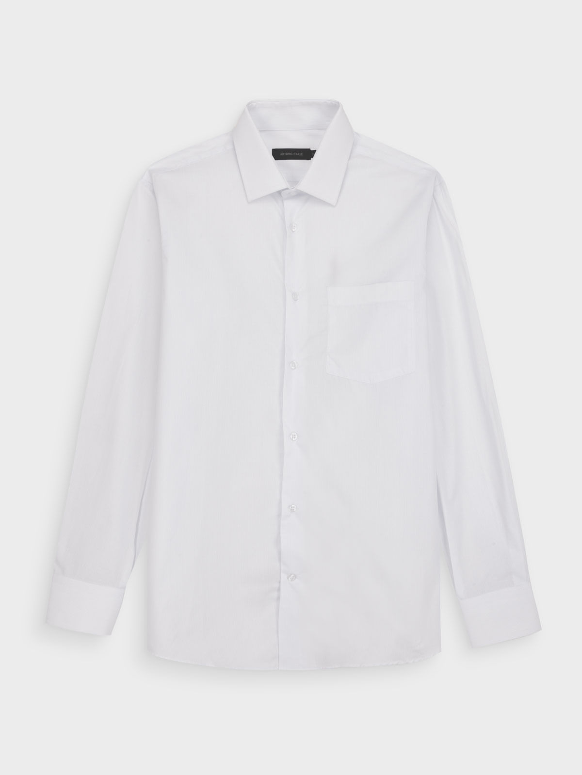 Camisa Formal para Hombre Semi Slim Fit Corte Ajustado Al Torso