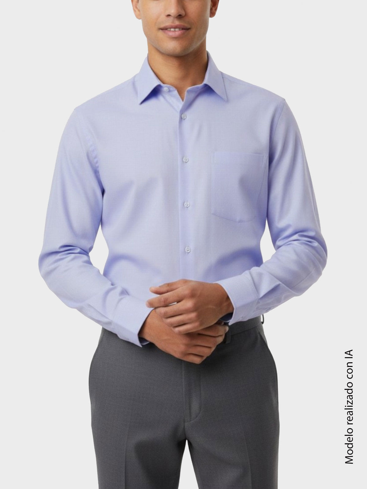 Camisa Formal para Hombre Regular Fit Cuello Cataluña