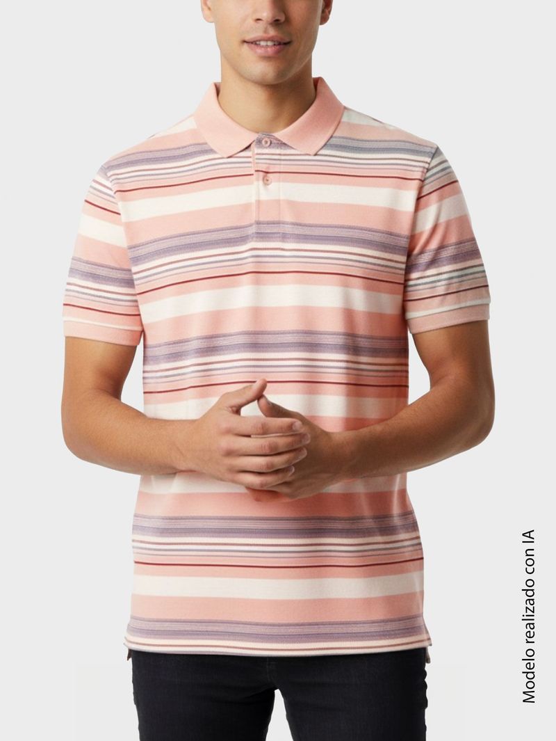 Polo para Hombre Algodón Piqué con Spandex