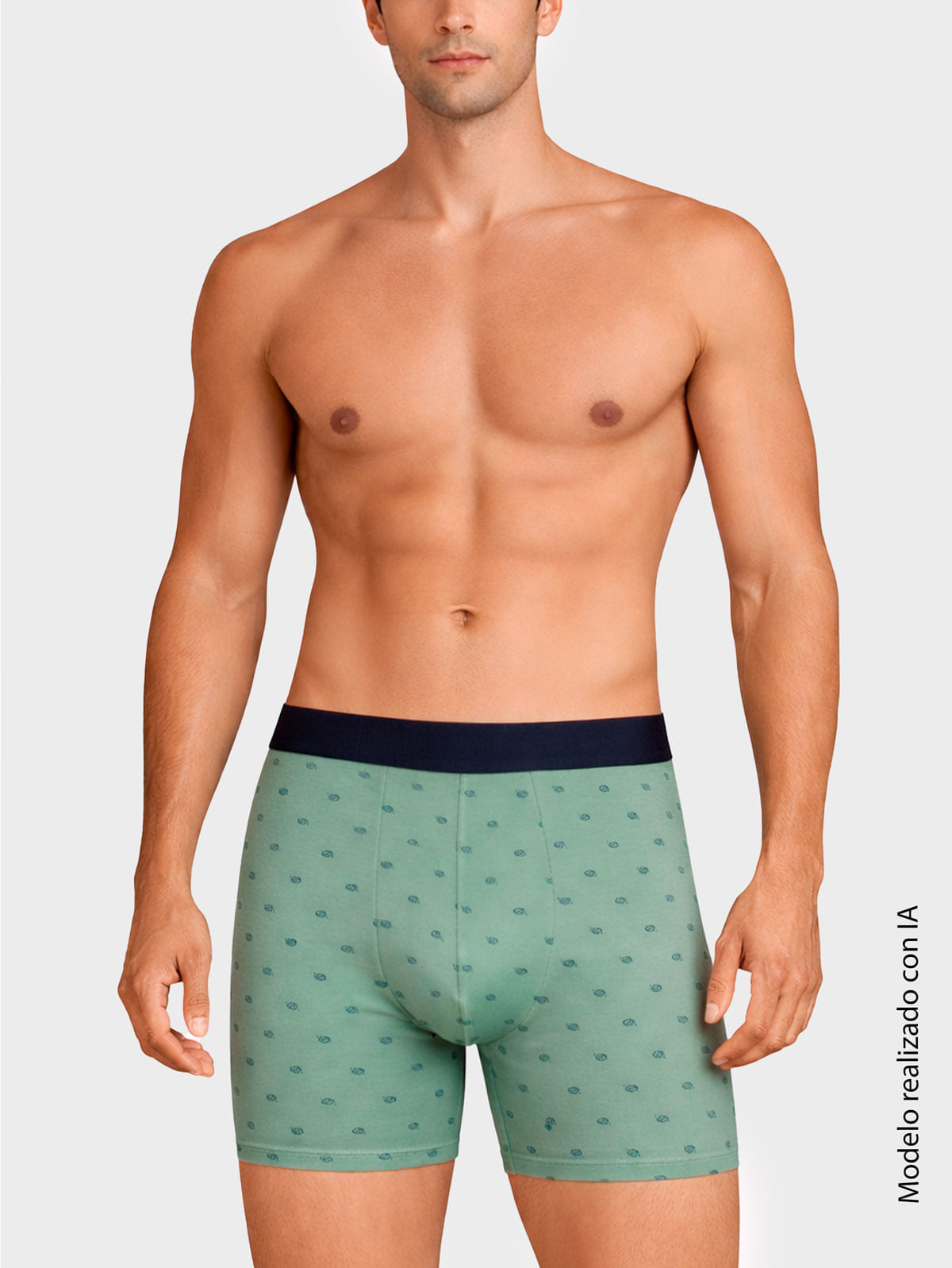 Bóxer Medio para Hombre Diseño Ergonómico en Algodón