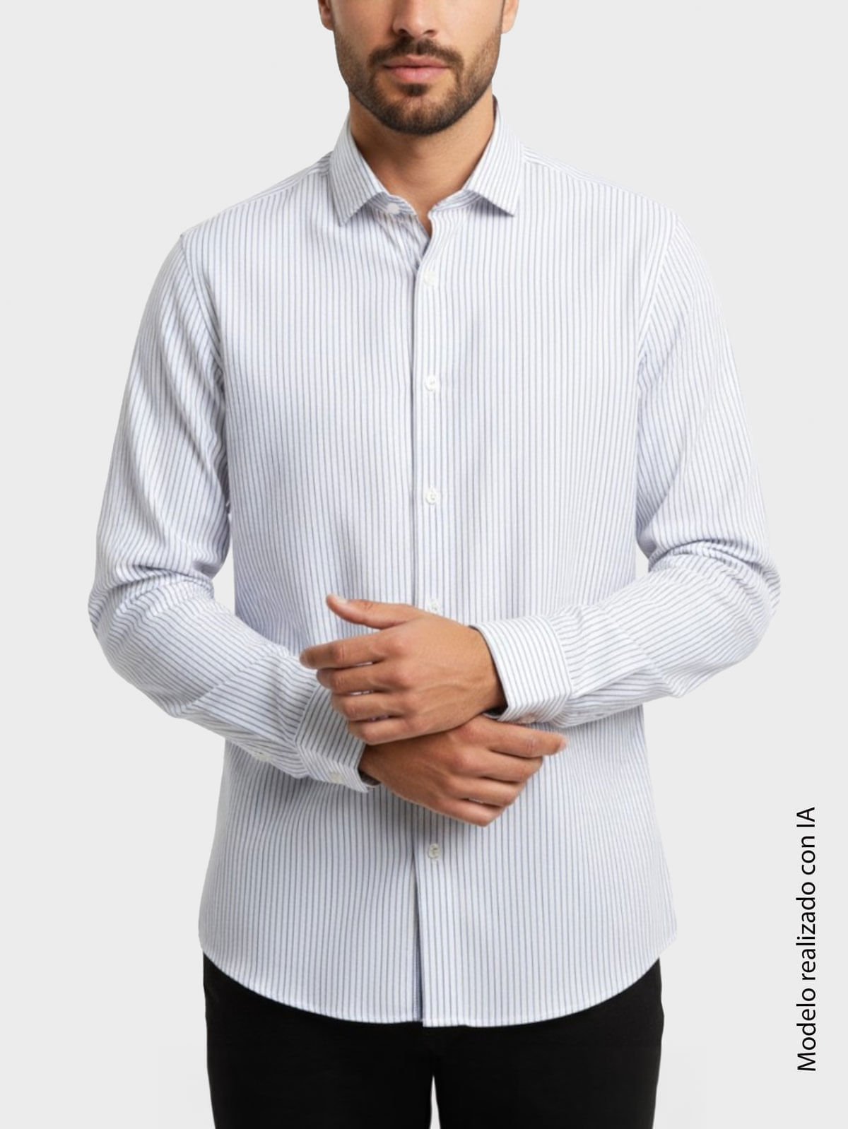 Camisa Business para Hombre Slim Fit Tejido Dobby
