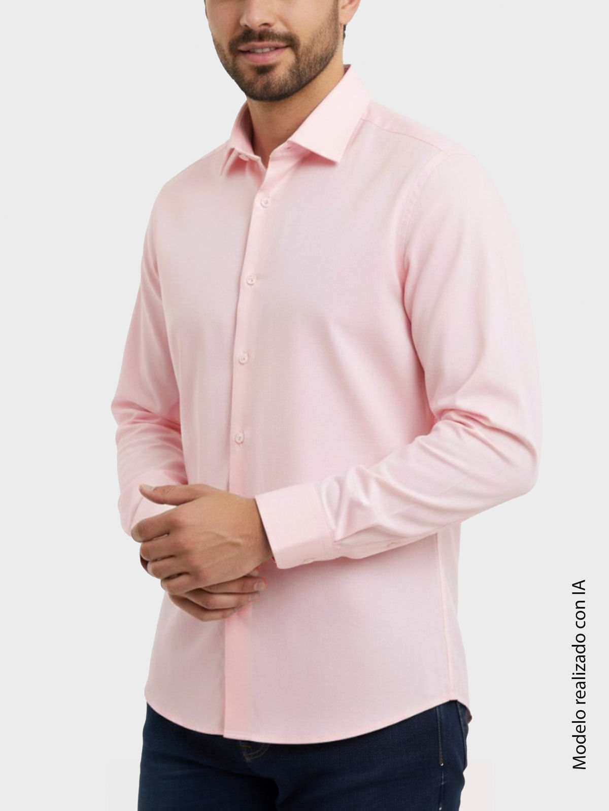 Camisa Business para Hombre Slim Fit con Textura