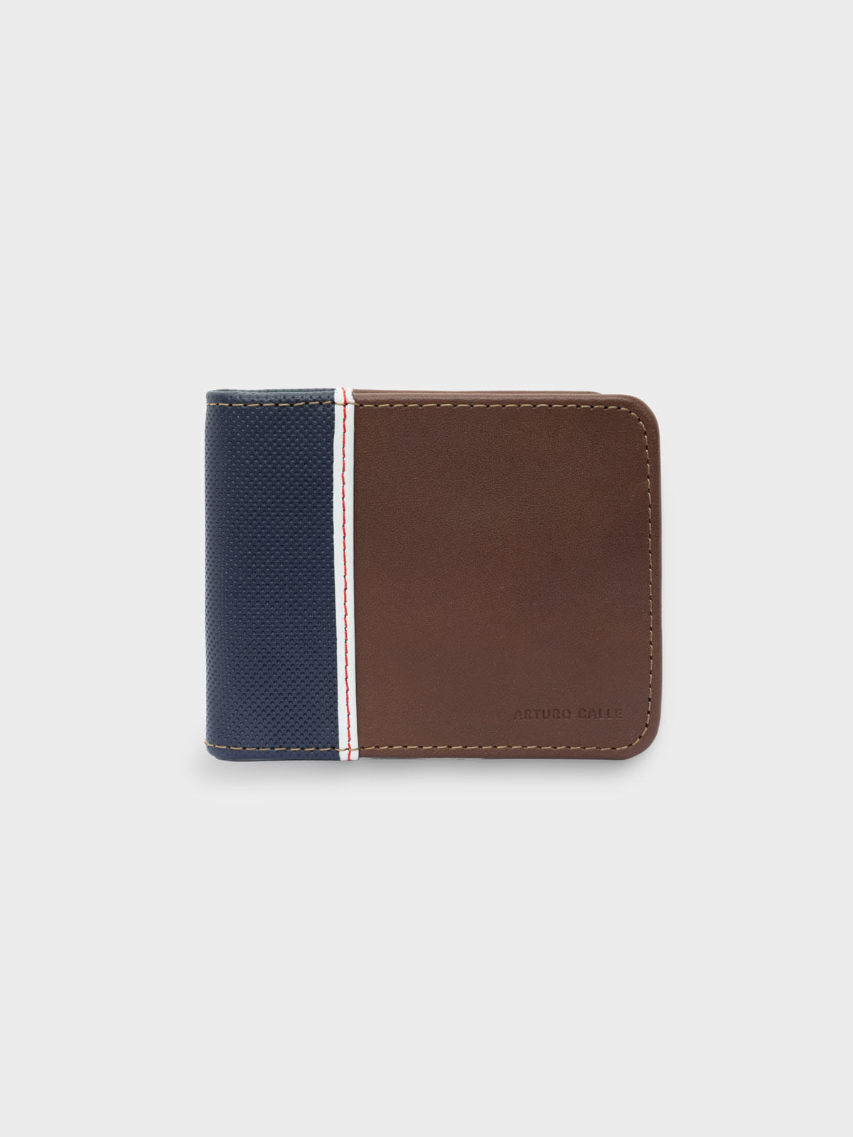 Billetera en Cuero para Hombre Genuino Con Forro Textil De Lujo