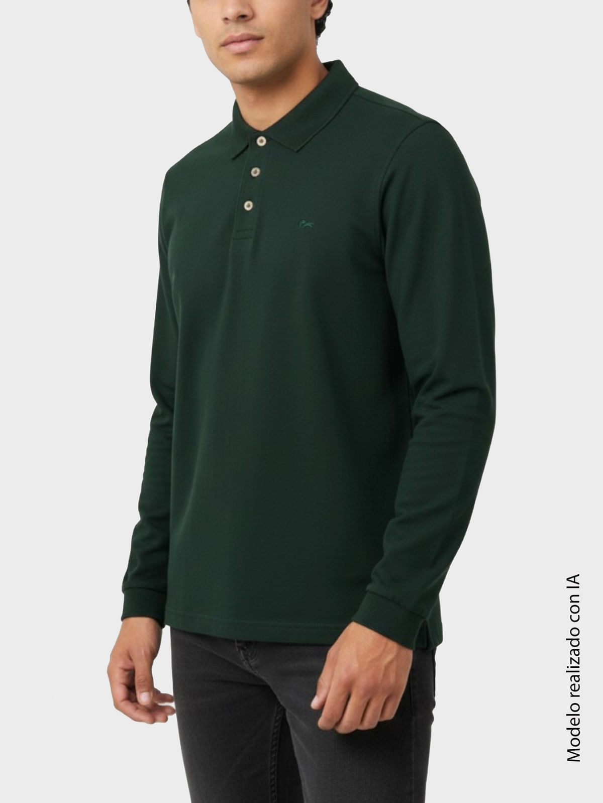 Polo Para Hombre Algodón Premium con Cuello Tejido de Lujo