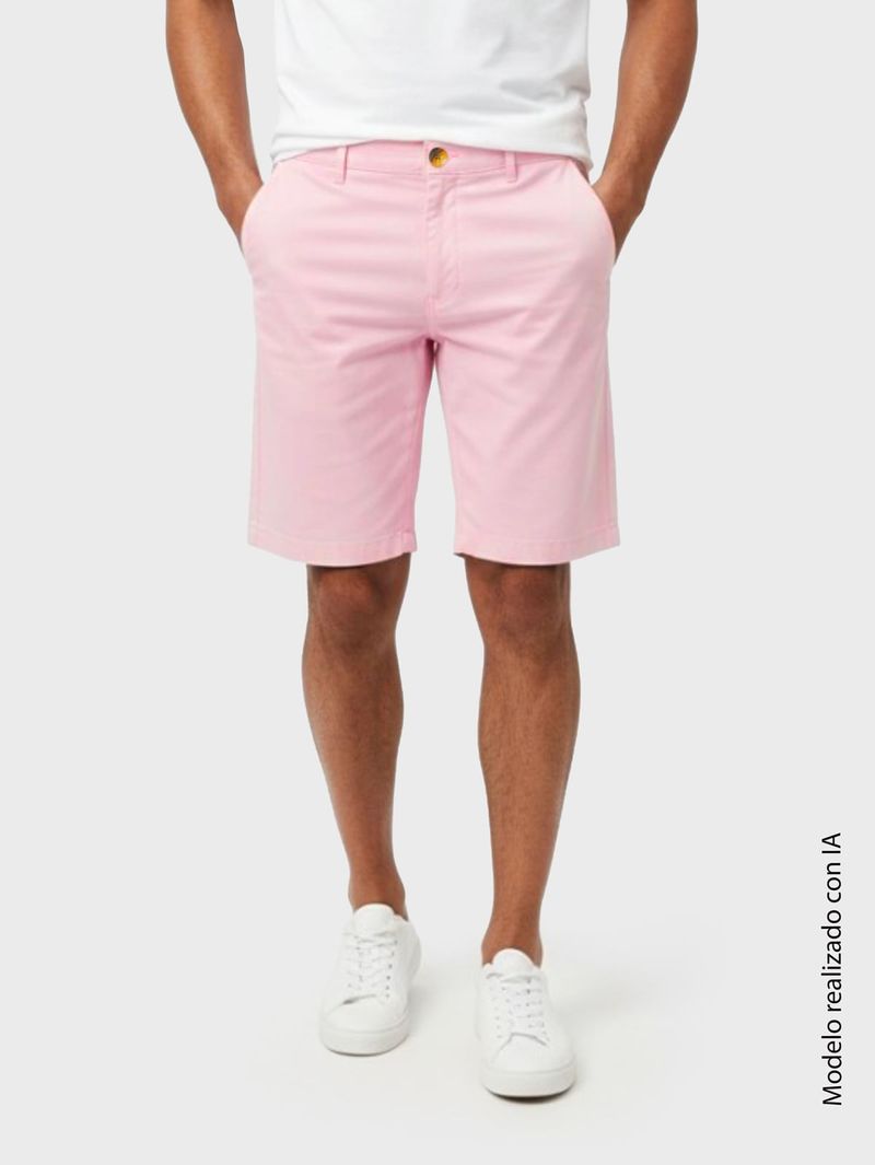 Bermudas para Hombre Slim Fit Tiro Medio