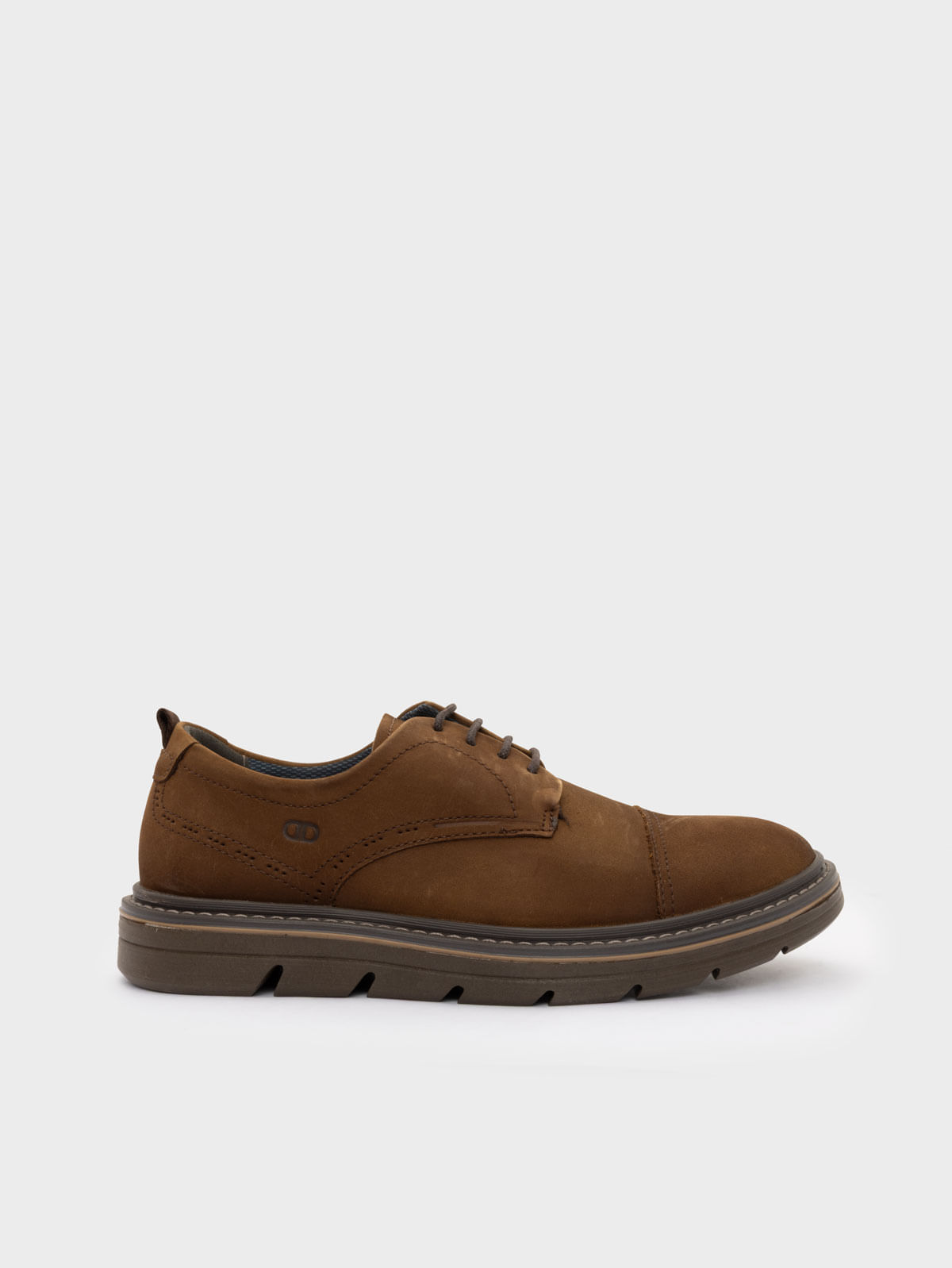 Zapato Casual para Hombre en Cuero con Suela de Pvc