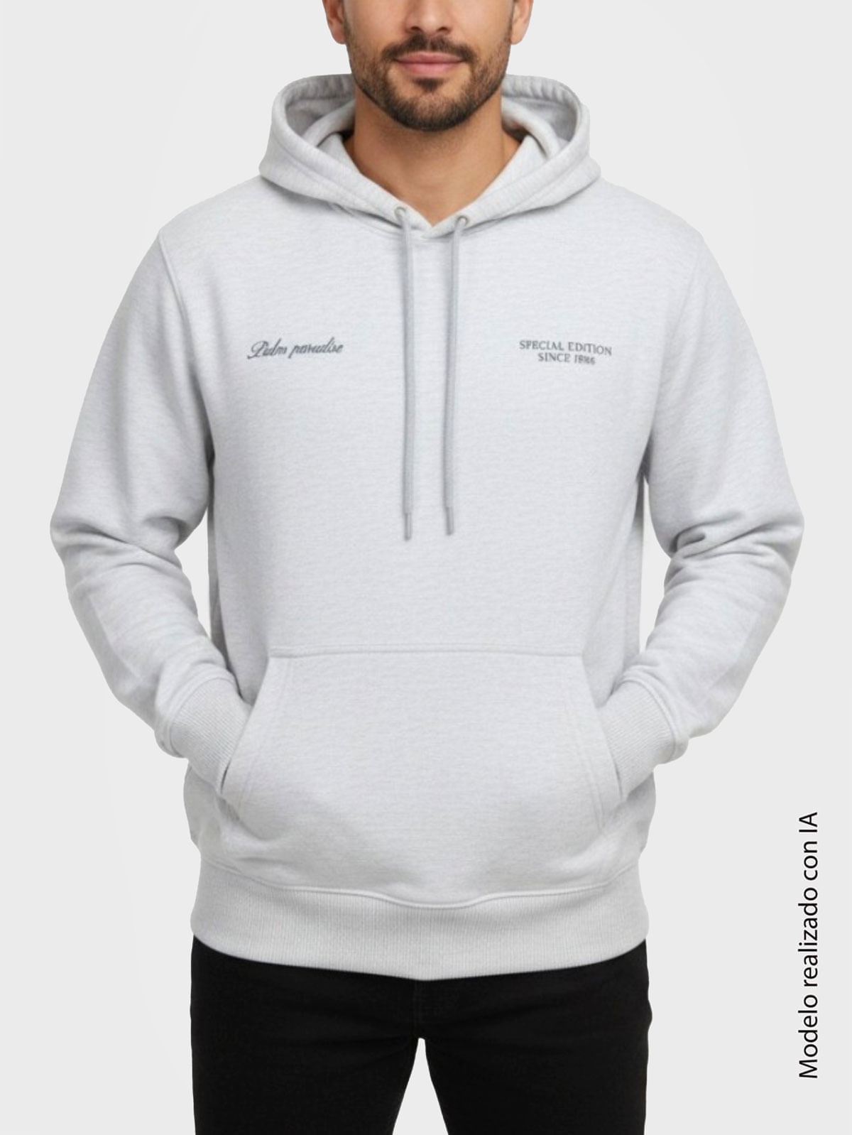 Sweater para Hombre Tejido de Punto con Puño con Rib