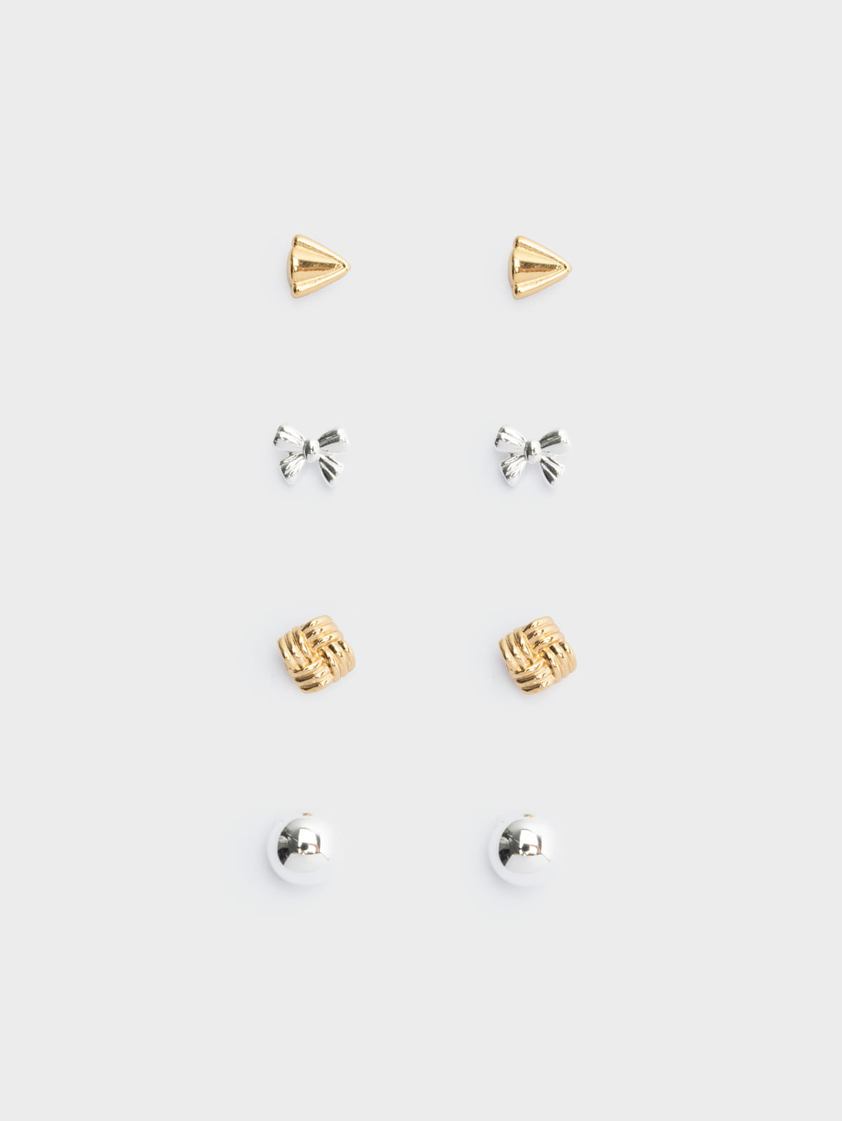 Aretes para Mujer en Zamac Pack de Cuatro Pares