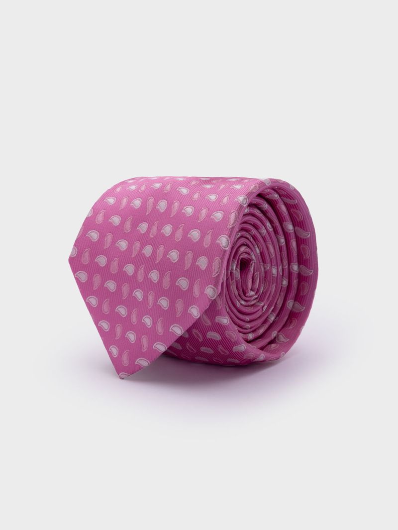 Corbata para Hombre en Poliéster con Tejido Jacquard de Diseño Clasico
