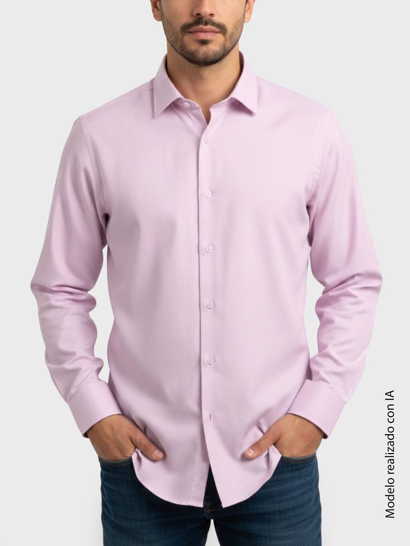 Camisa Business para Hombre Slim Fit con Textura